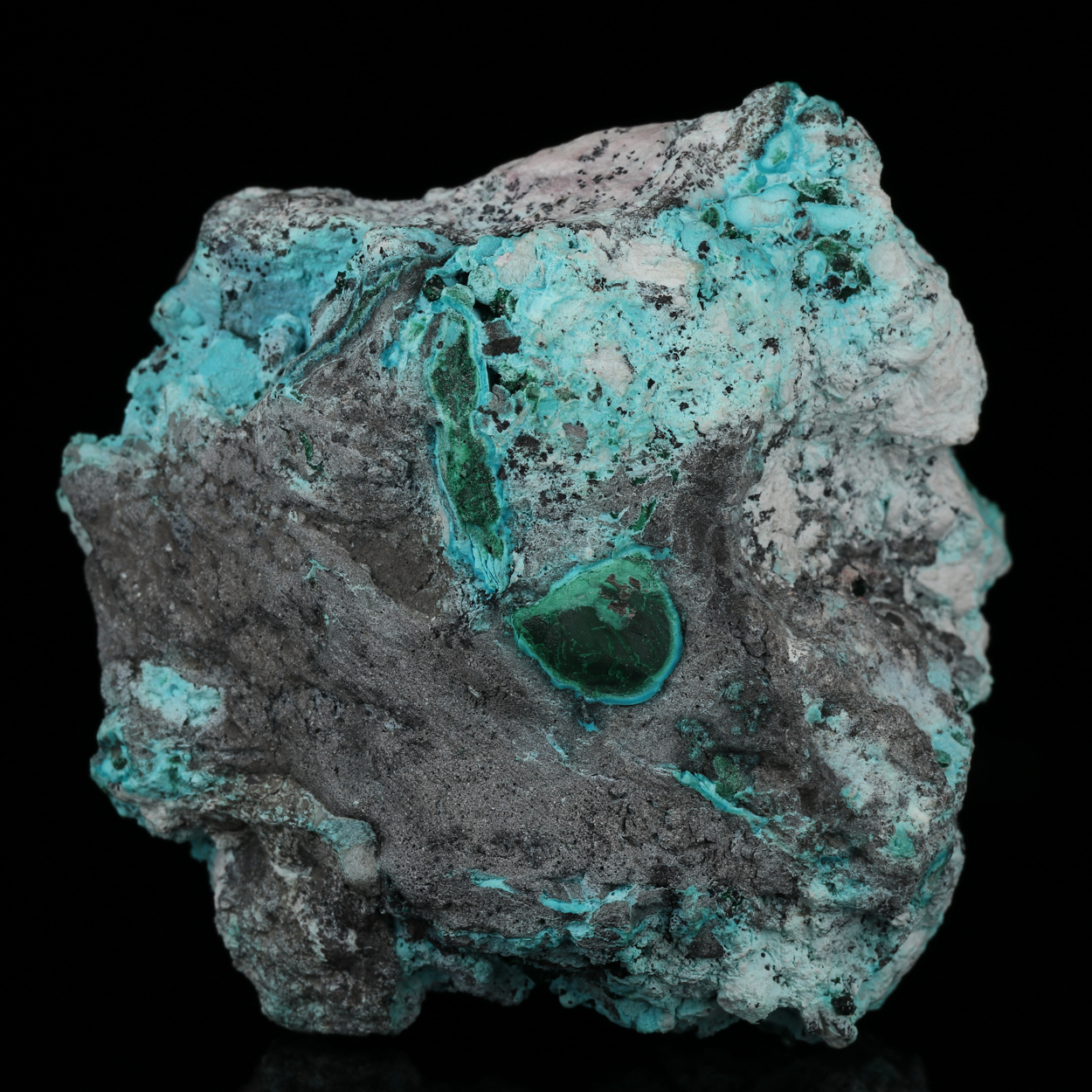 Pseudomalachite On Chrysocolla