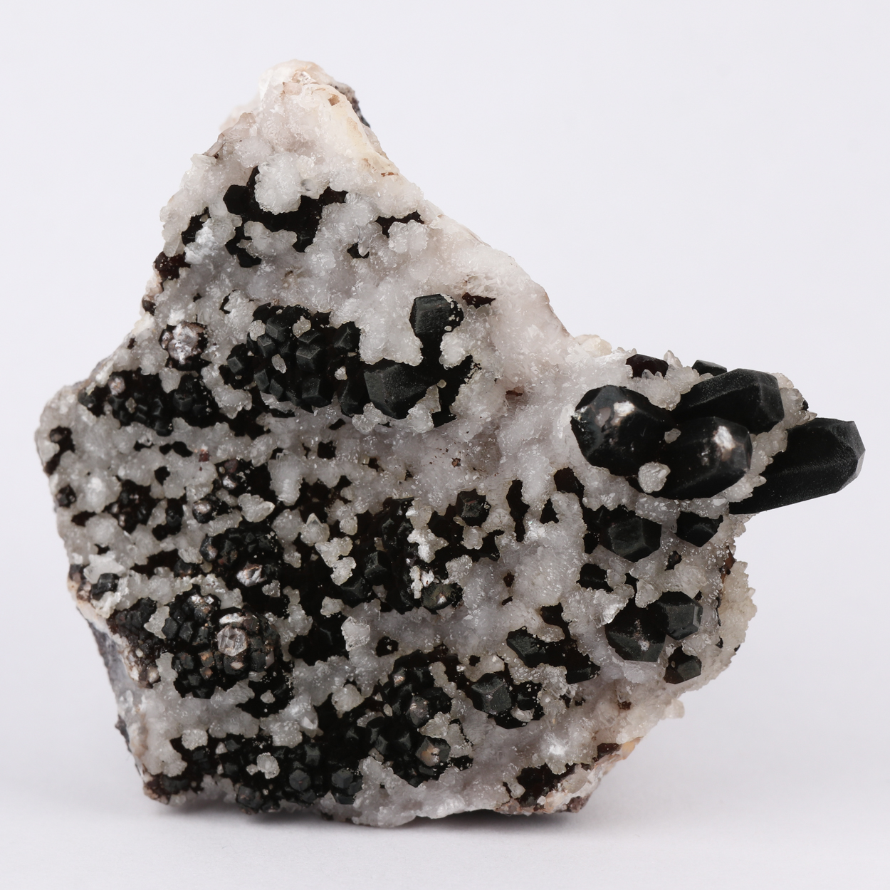 Calcite On Tephroite