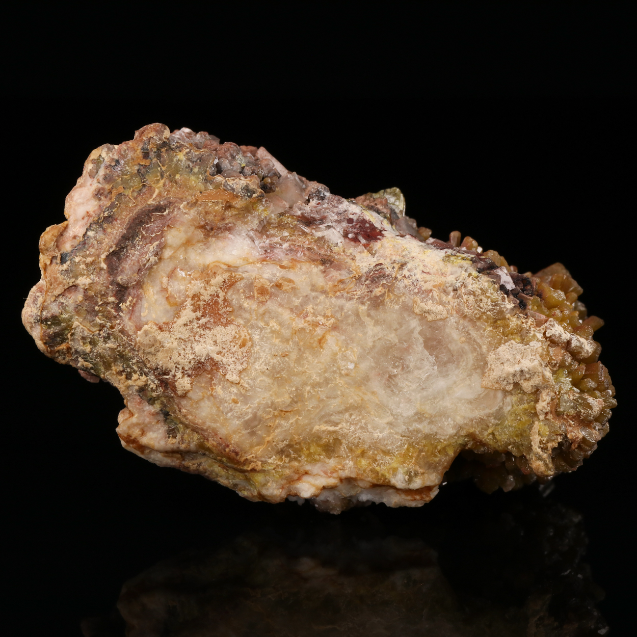 Calcite On Pyromorphite