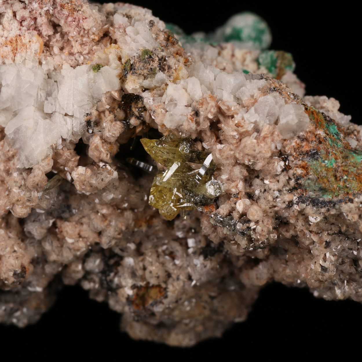 Smithsonite On Mimetite