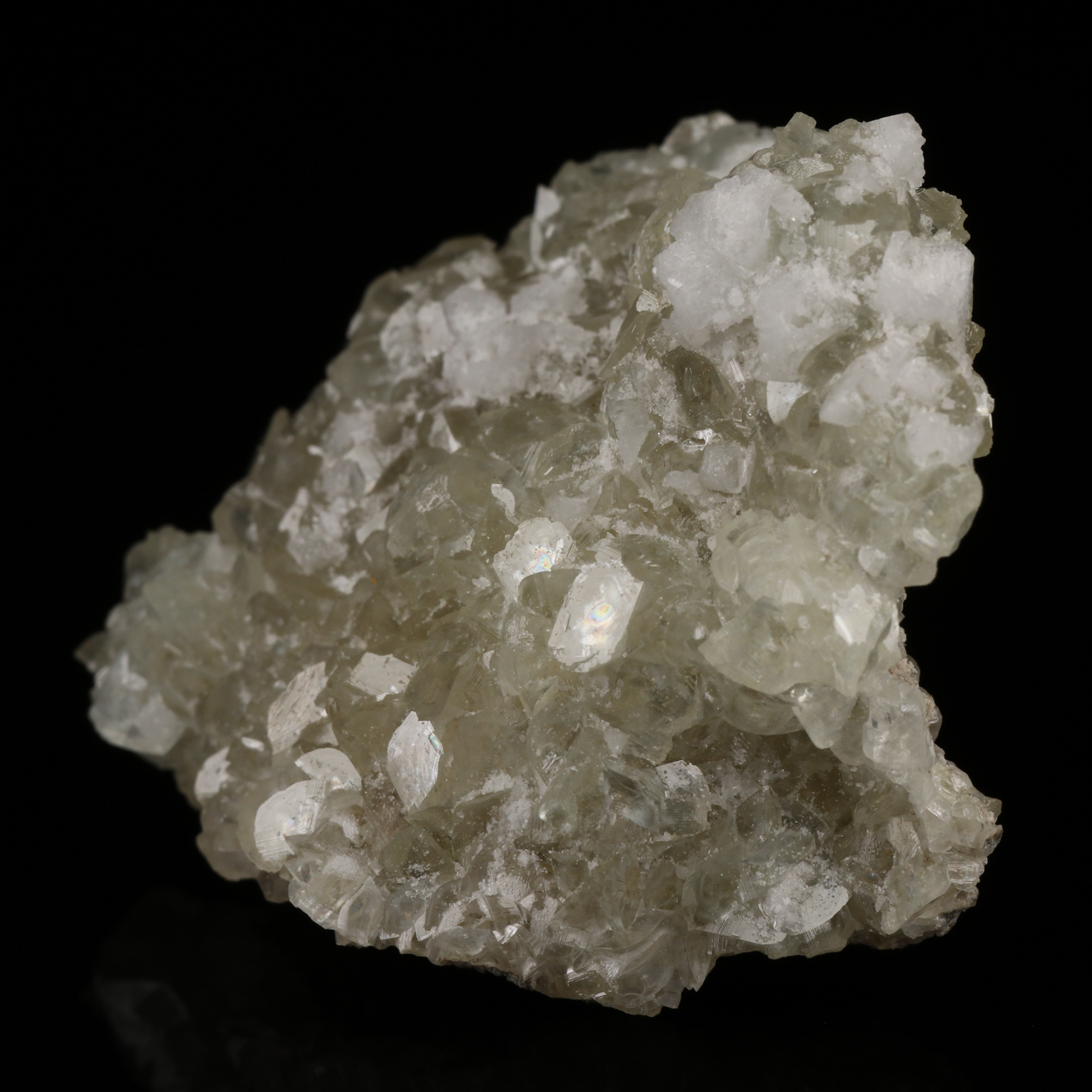 Hydrozincite On Smithsonite