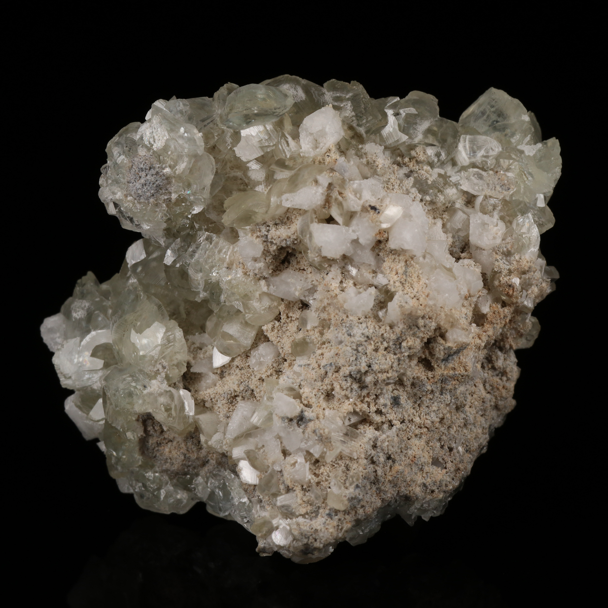 Hydrozincite On Smithsonite