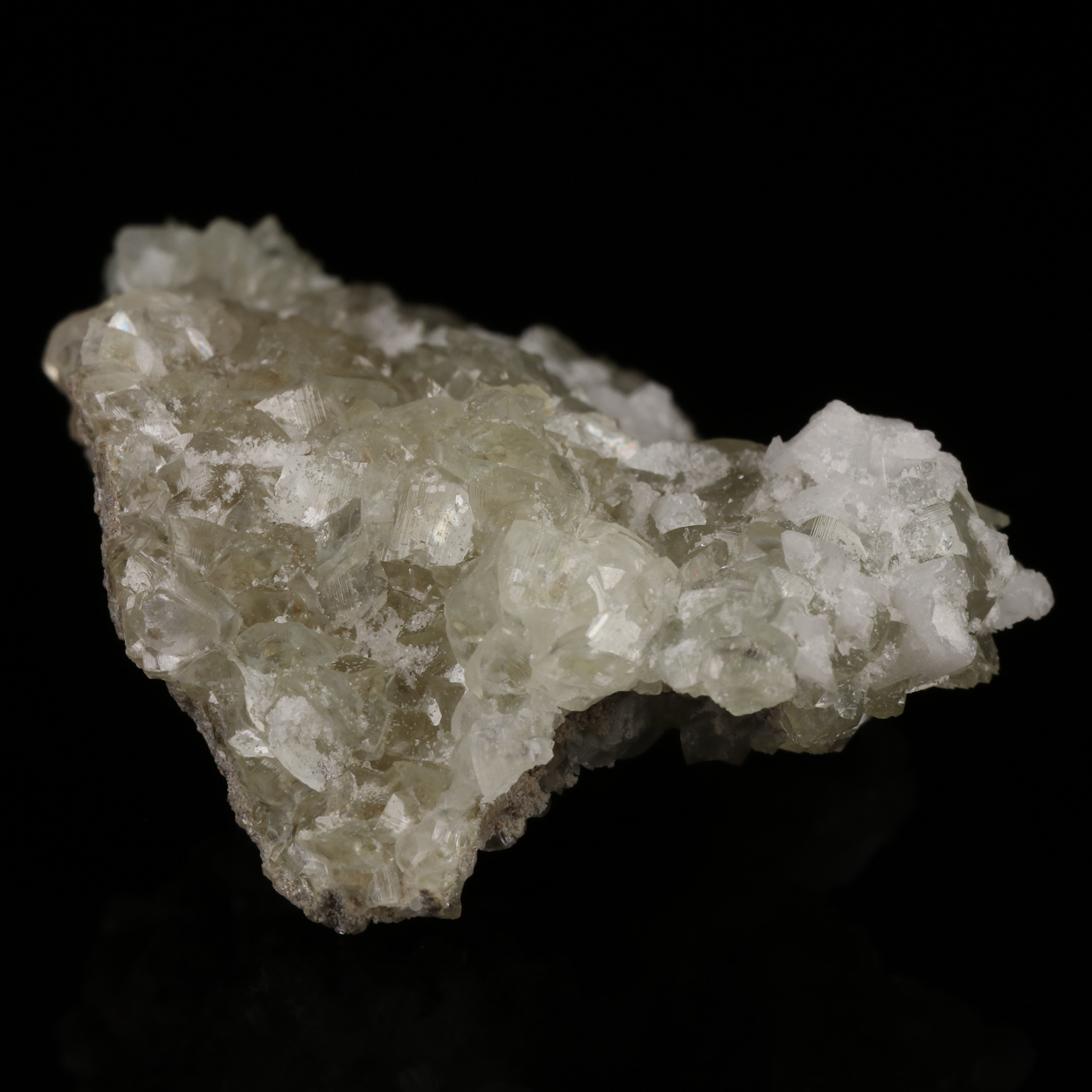 Hydrozincite On Smithsonite