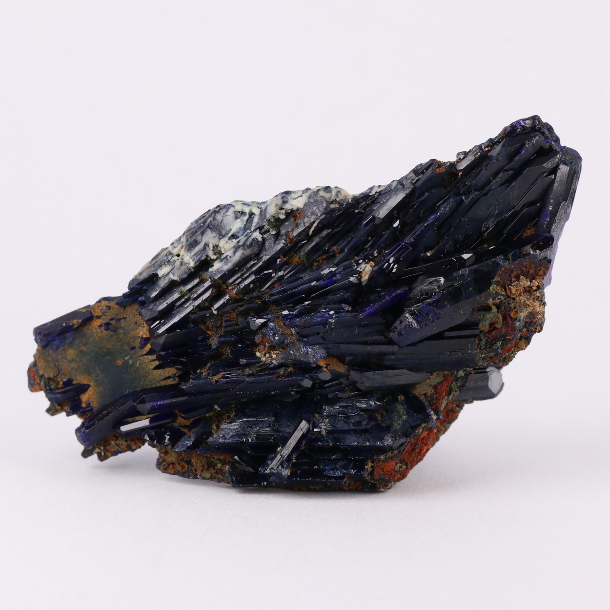 Duftite & Smithsonite With Dundasite On Azurite