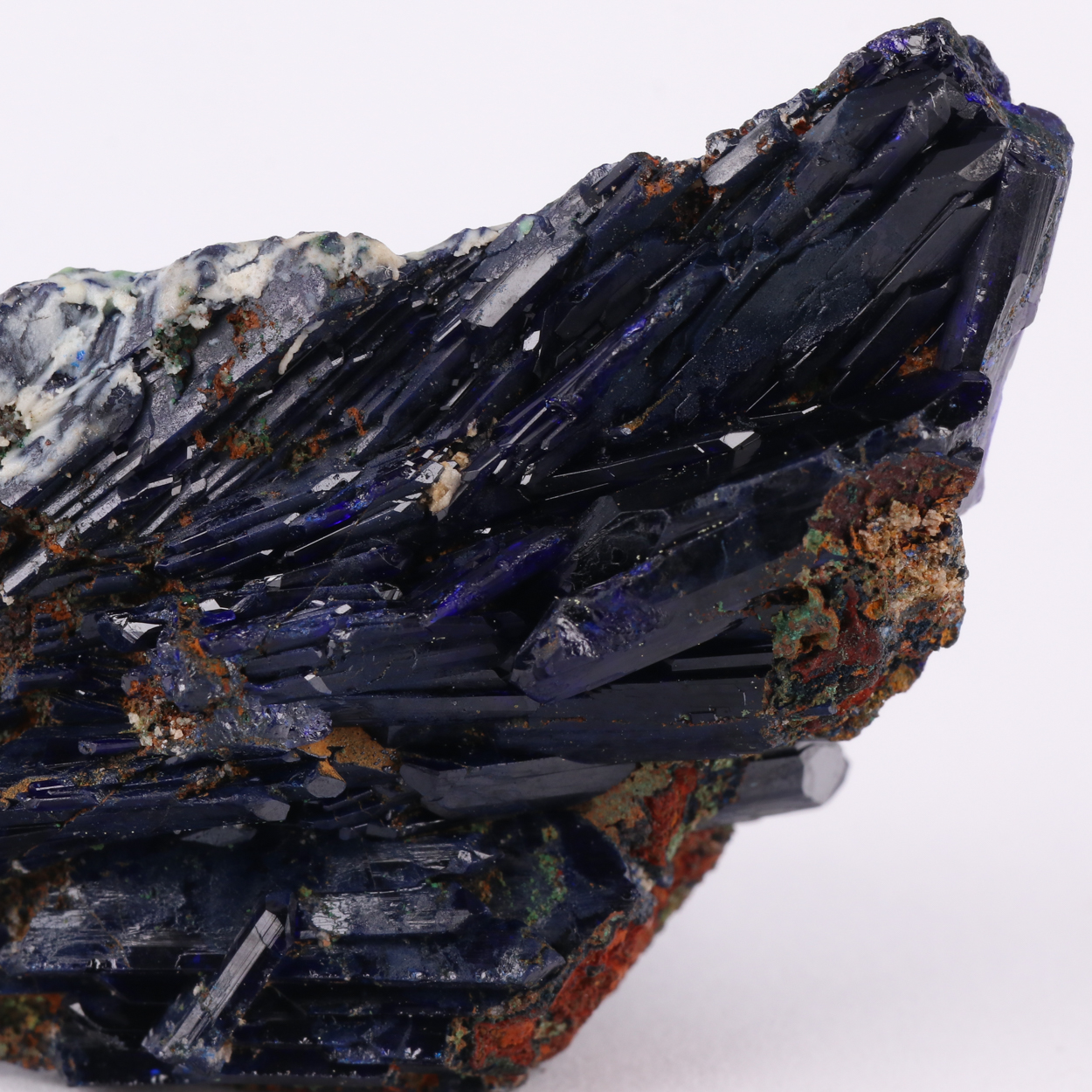 Duftite & Smithsonite With Dundasite On Azurite