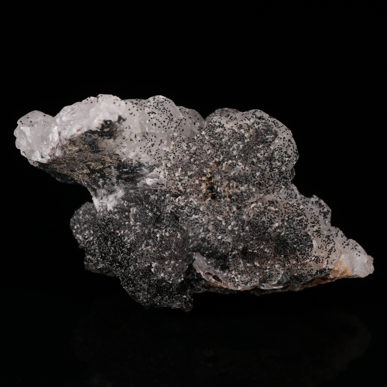 Manganite On Calcite