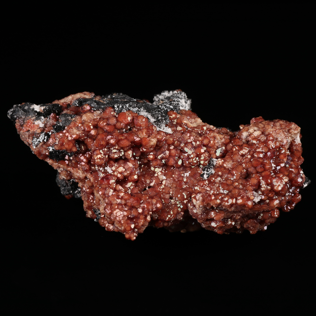 Andradite On Hausmannite