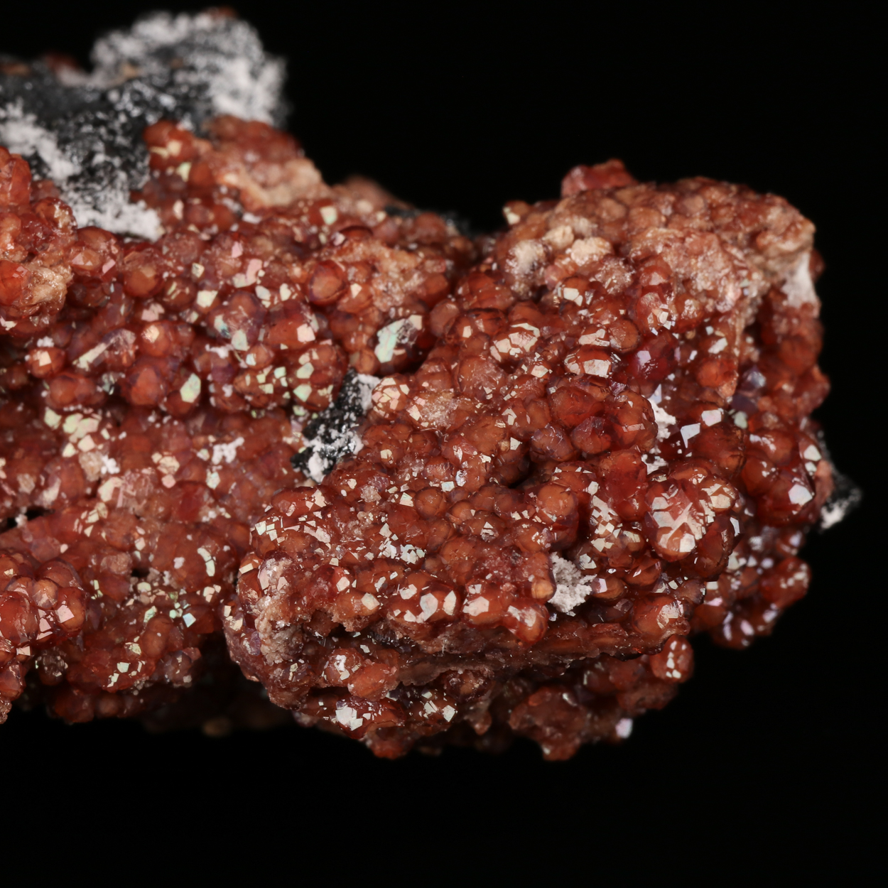 Andradite On Hausmannite