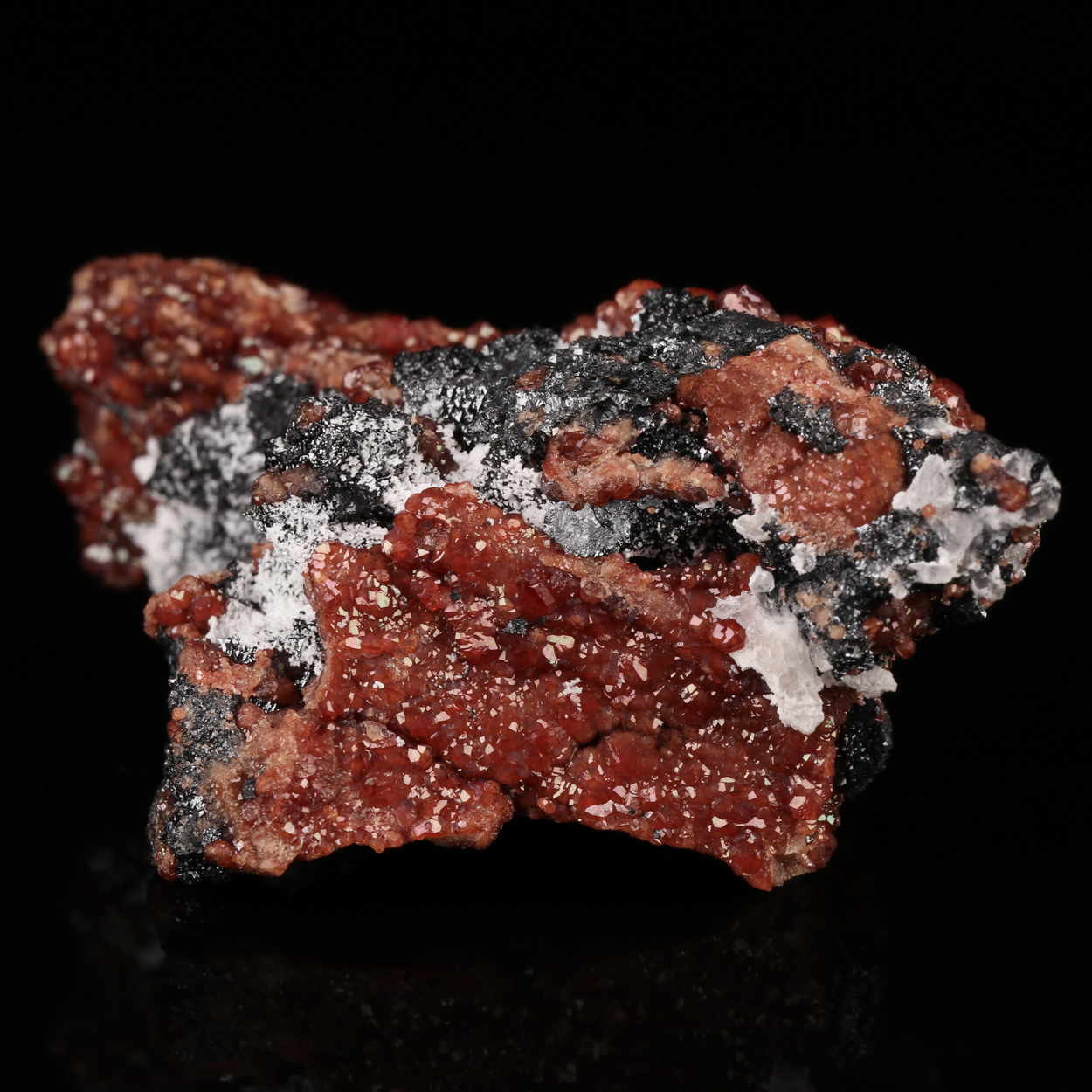 Andradite On Hausmannite