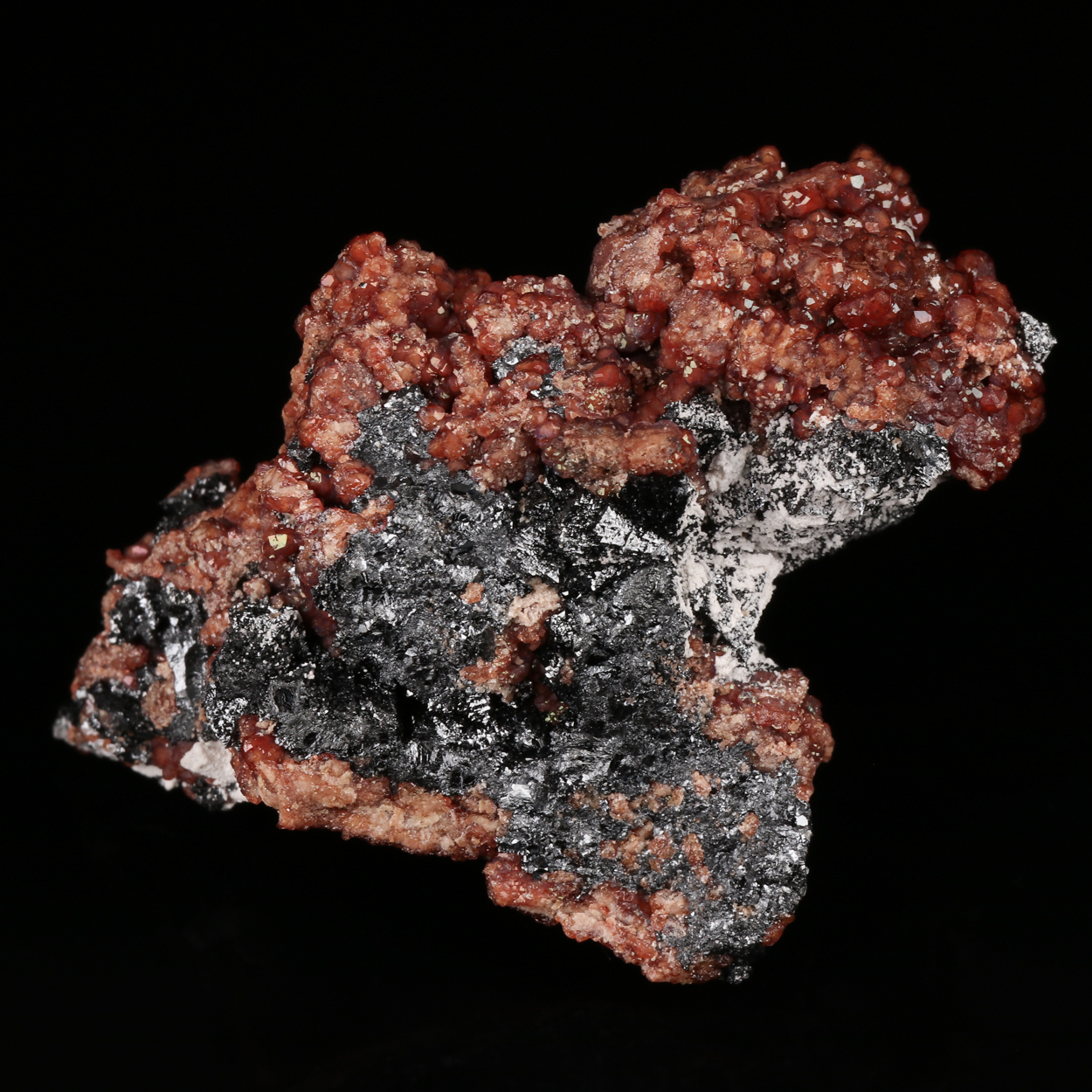 Andradite On Hausmannite