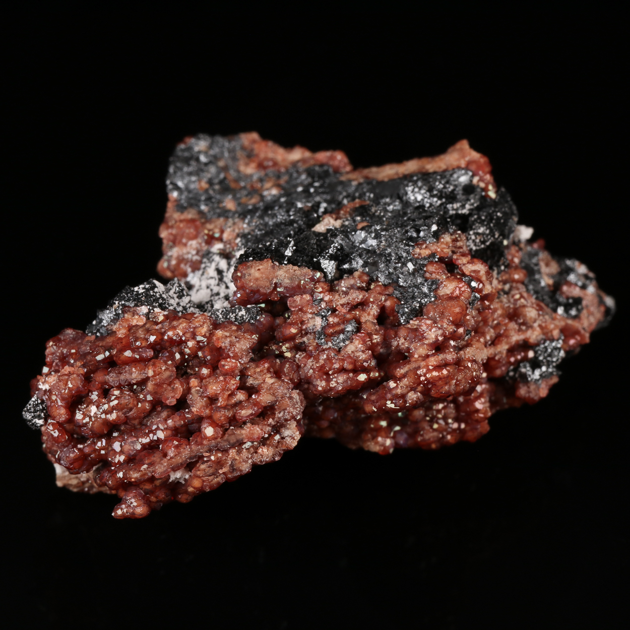 Andradite On Hausmannite