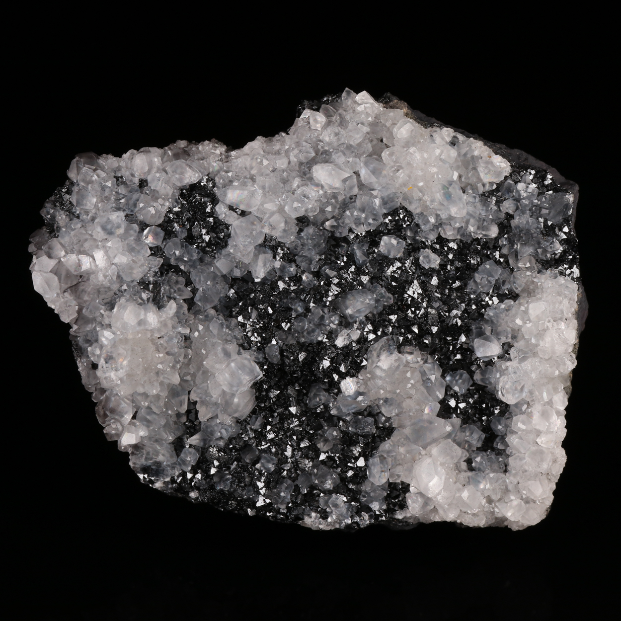 Hausmannite With Calcite