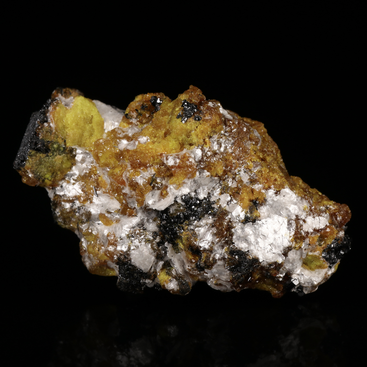 Bementite & Sturmanite With Gaudefroyite