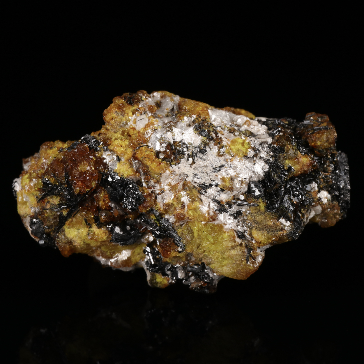 Bementite & Sturmanite With Gaudefroyite