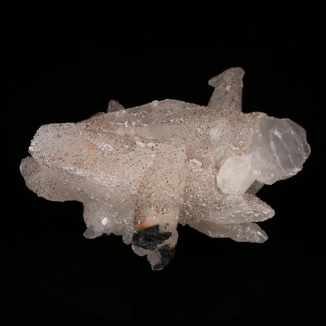 Manganite On Calcite