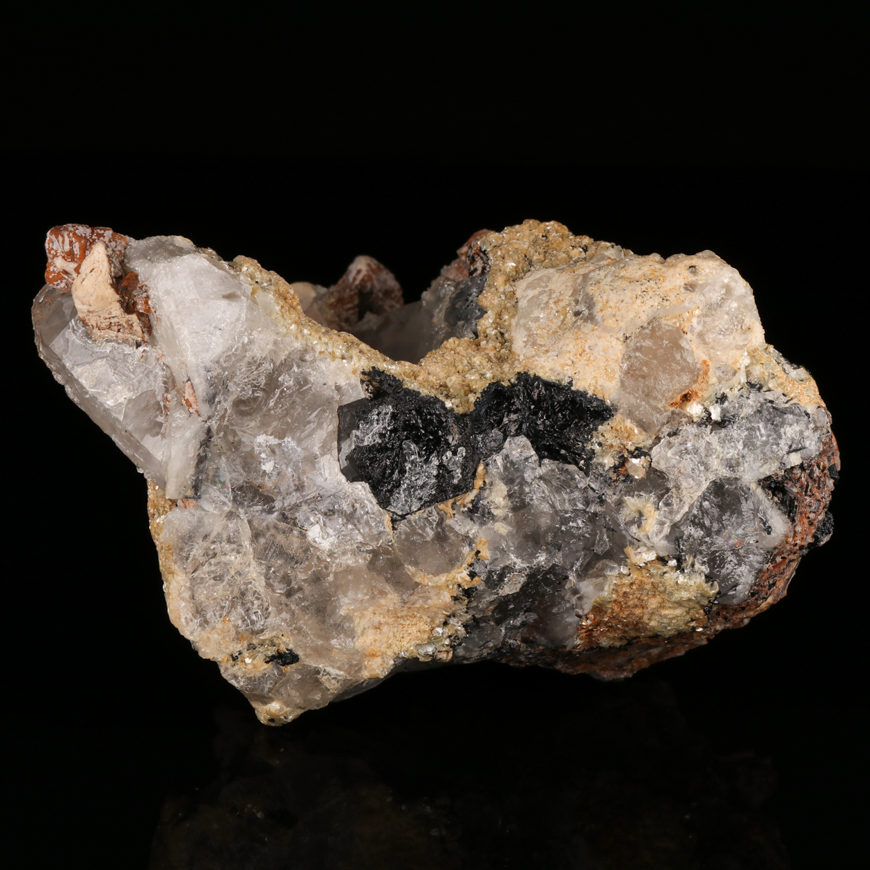 Opal-AN With Fluorite Muscovite & Schorl