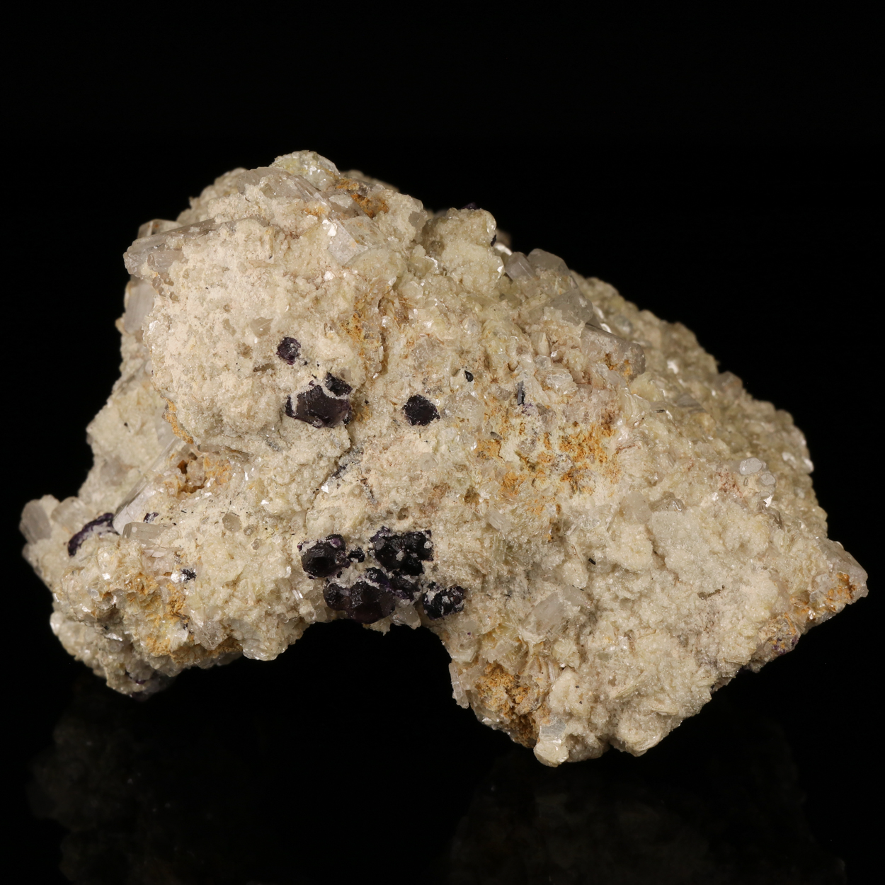 Muscovite With Goshenite & Fluorite