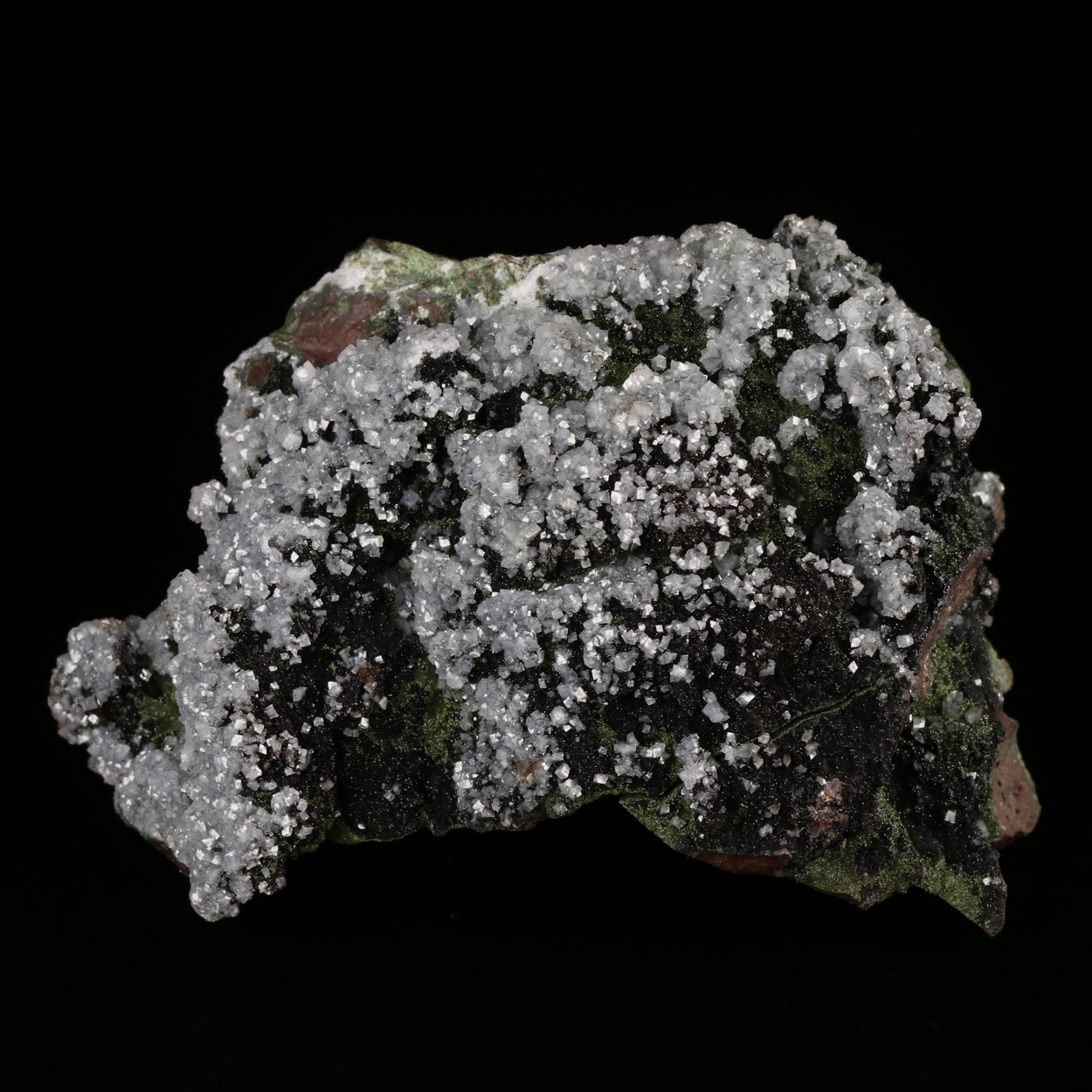 Dolomite On Heterogenite With Olivenite