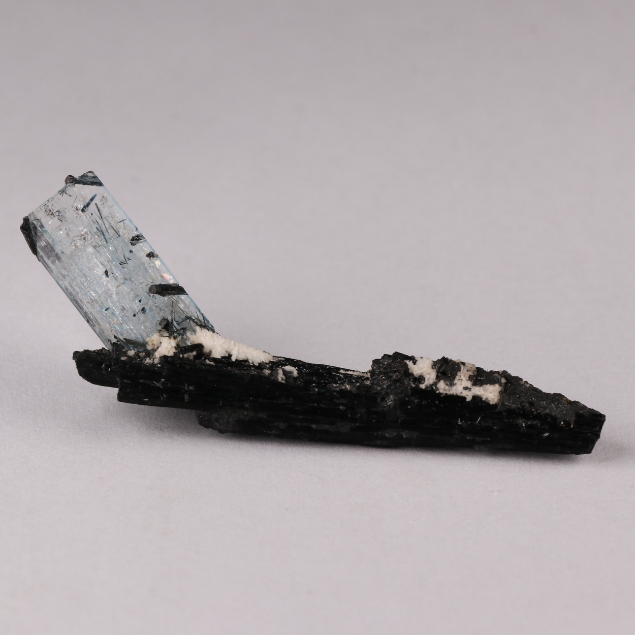 Aquamarine On Schorl