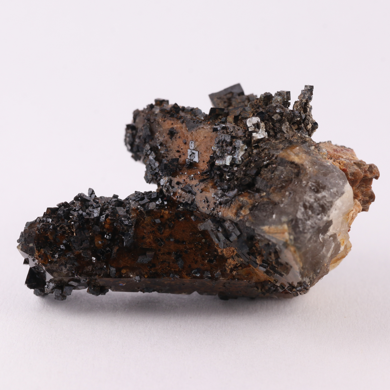 Aegirine & Siderite In Quartz