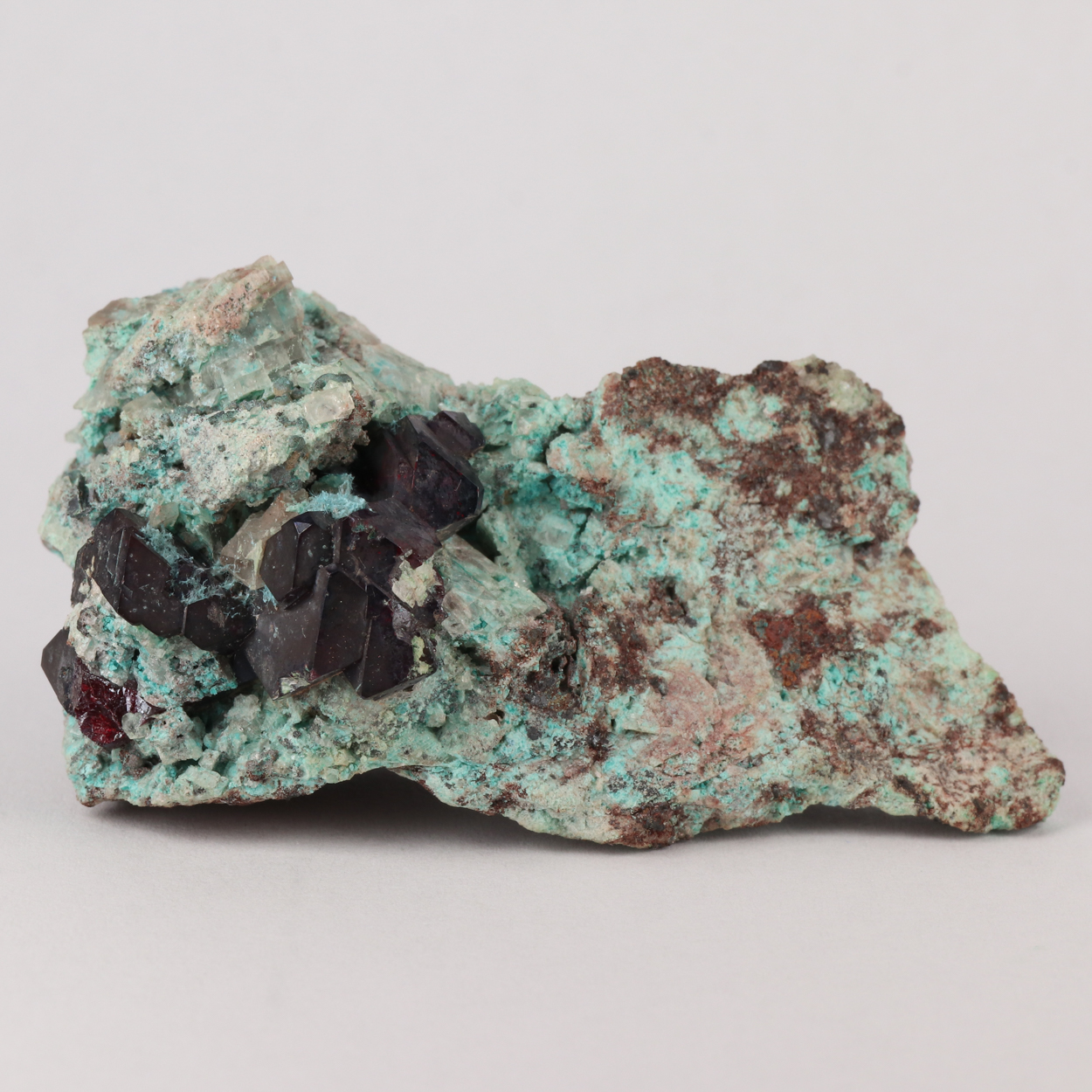 Plancheite & Chrysocolla With Cuprite