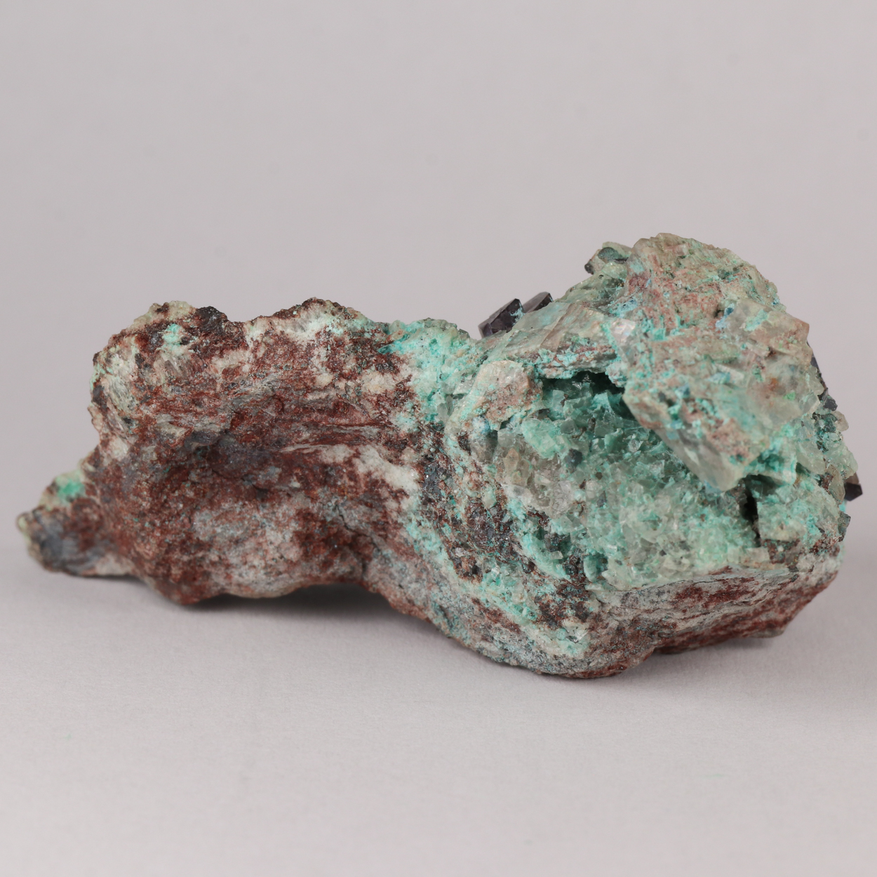 Plancheite & Chrysocolla With Cuprite