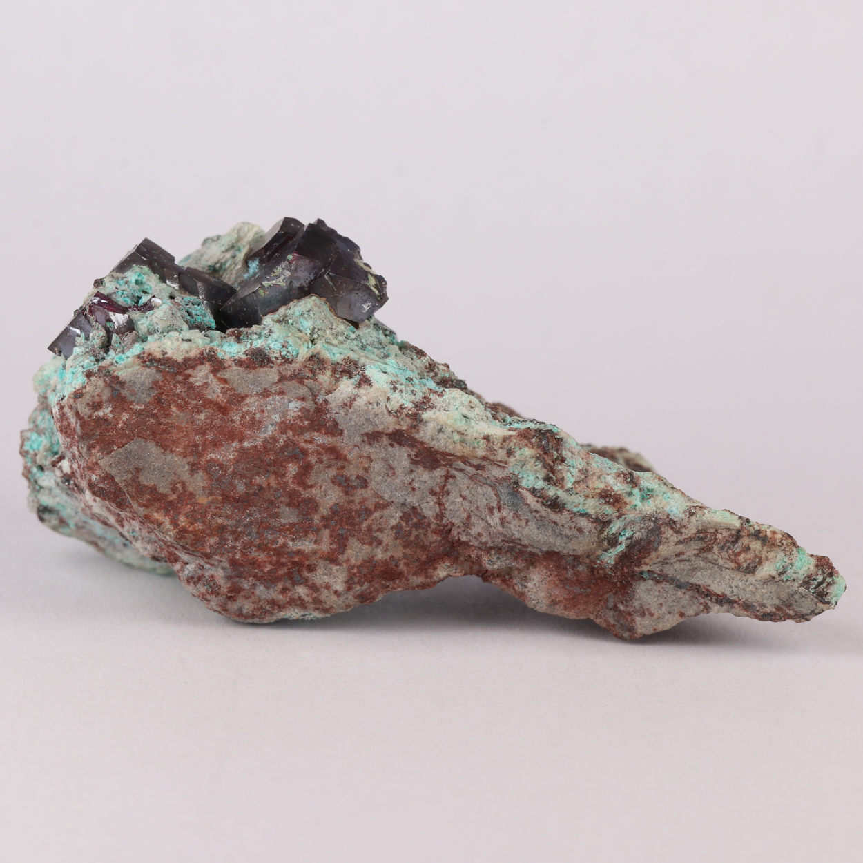 Plancheite & Chrysocolla With Cuprite