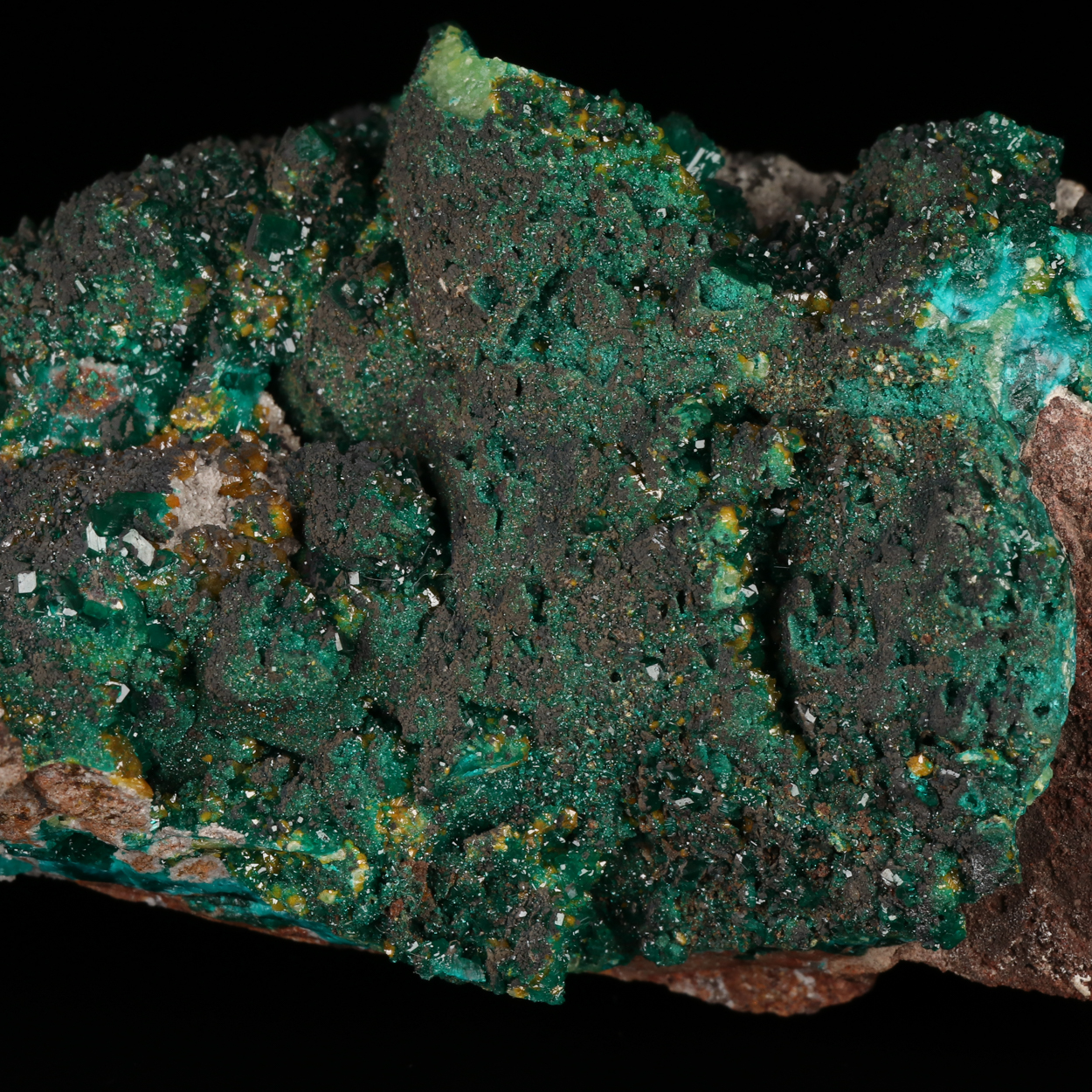 Mimetite On Dioptase