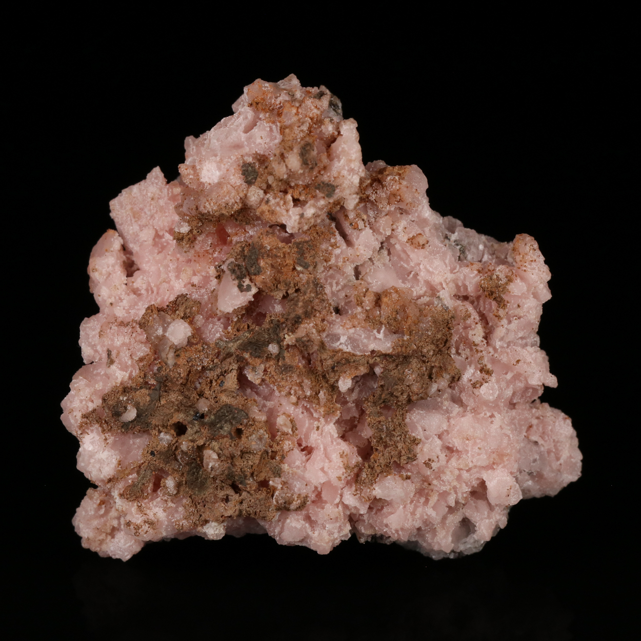 Caryopilite On Manganoan Calcite