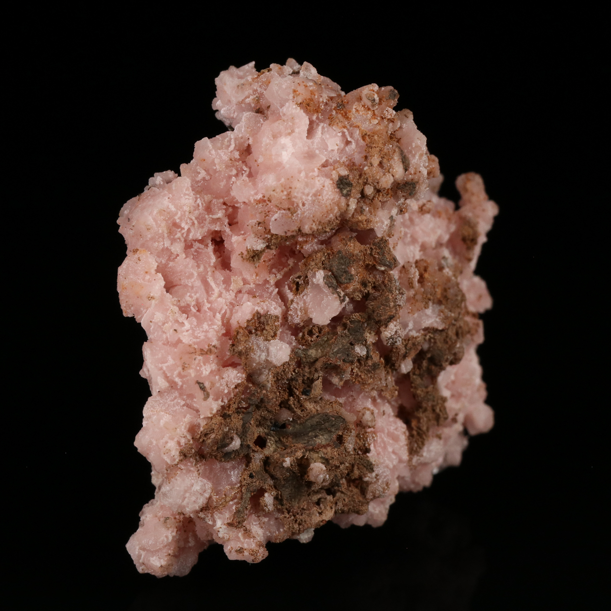 Caryopilite On Manganoan Calcite