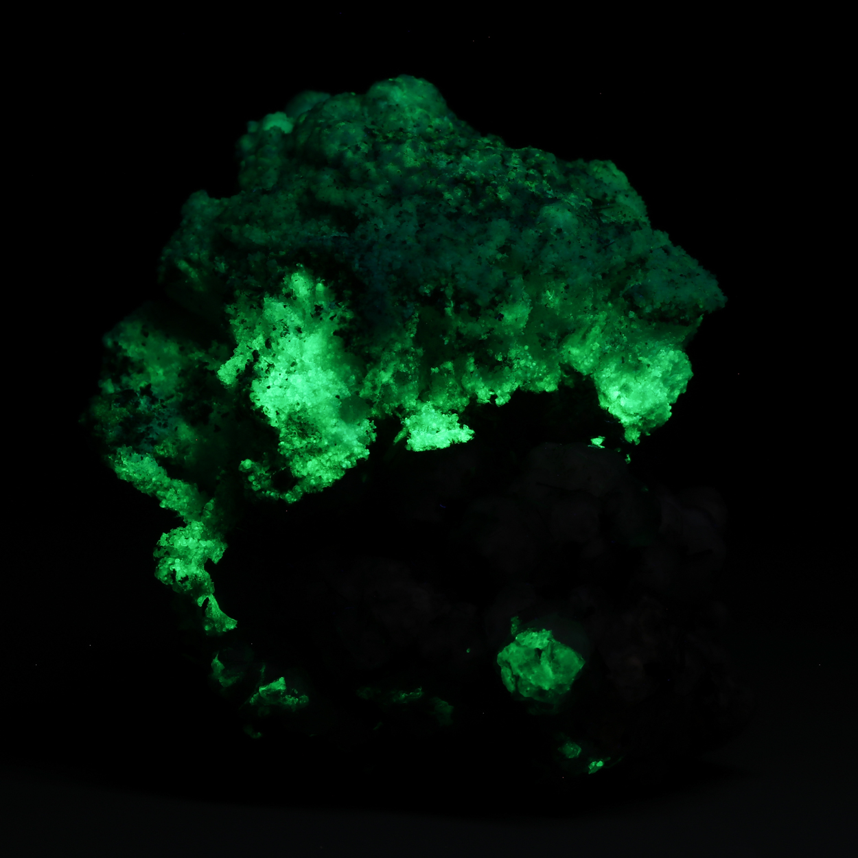 Opal-AN On Fluorite On Schorl