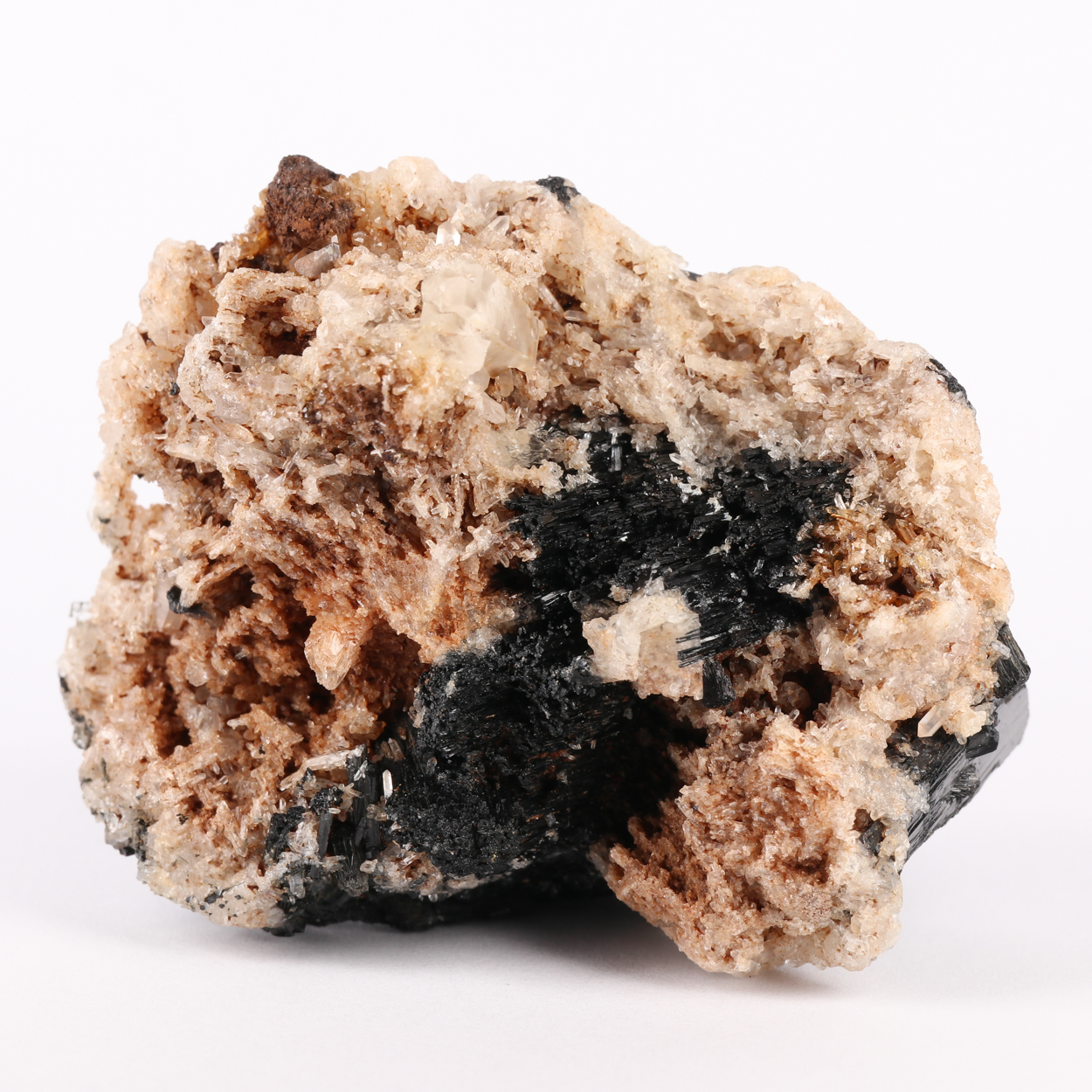 Schorl With Quartz