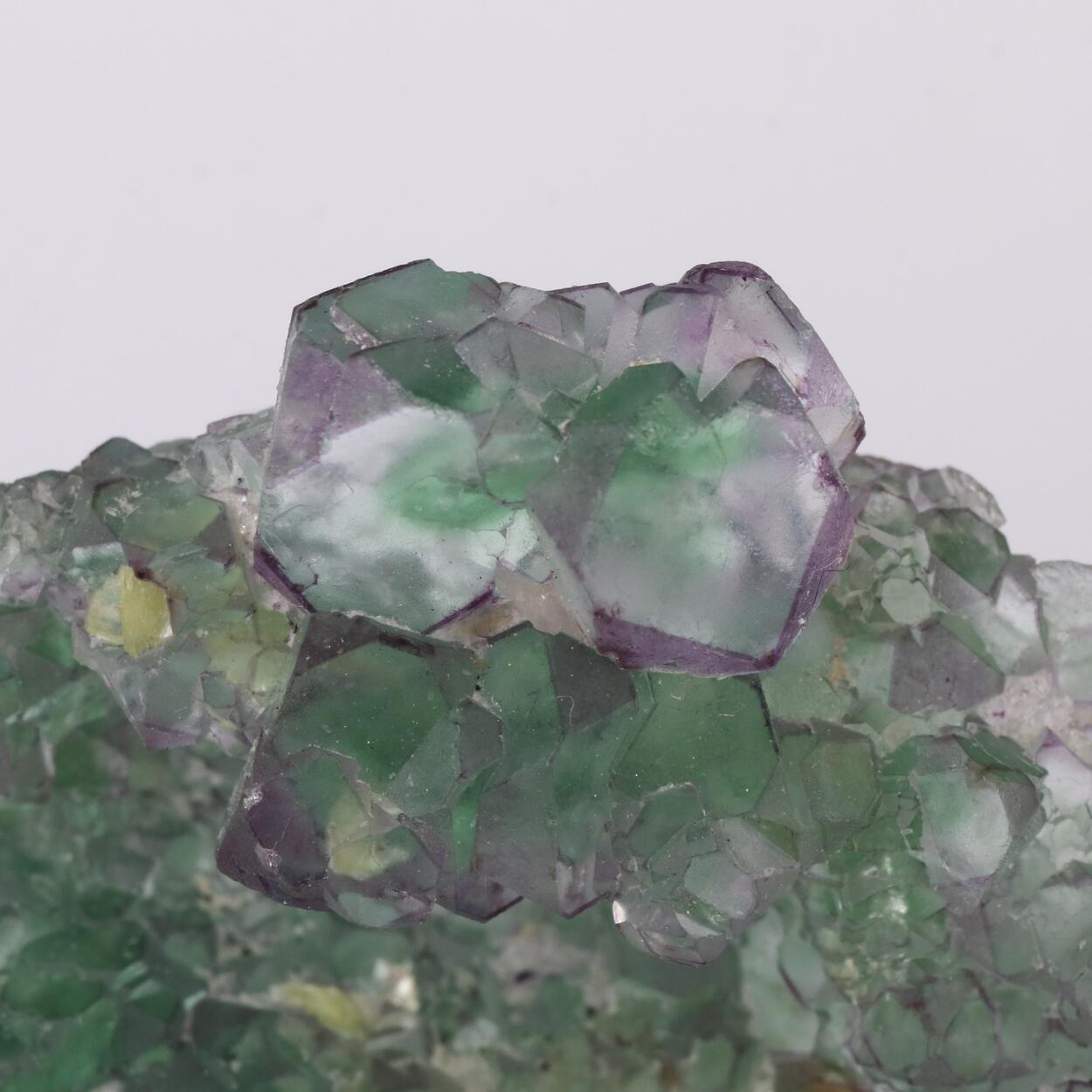 Muscovite On Fluorite