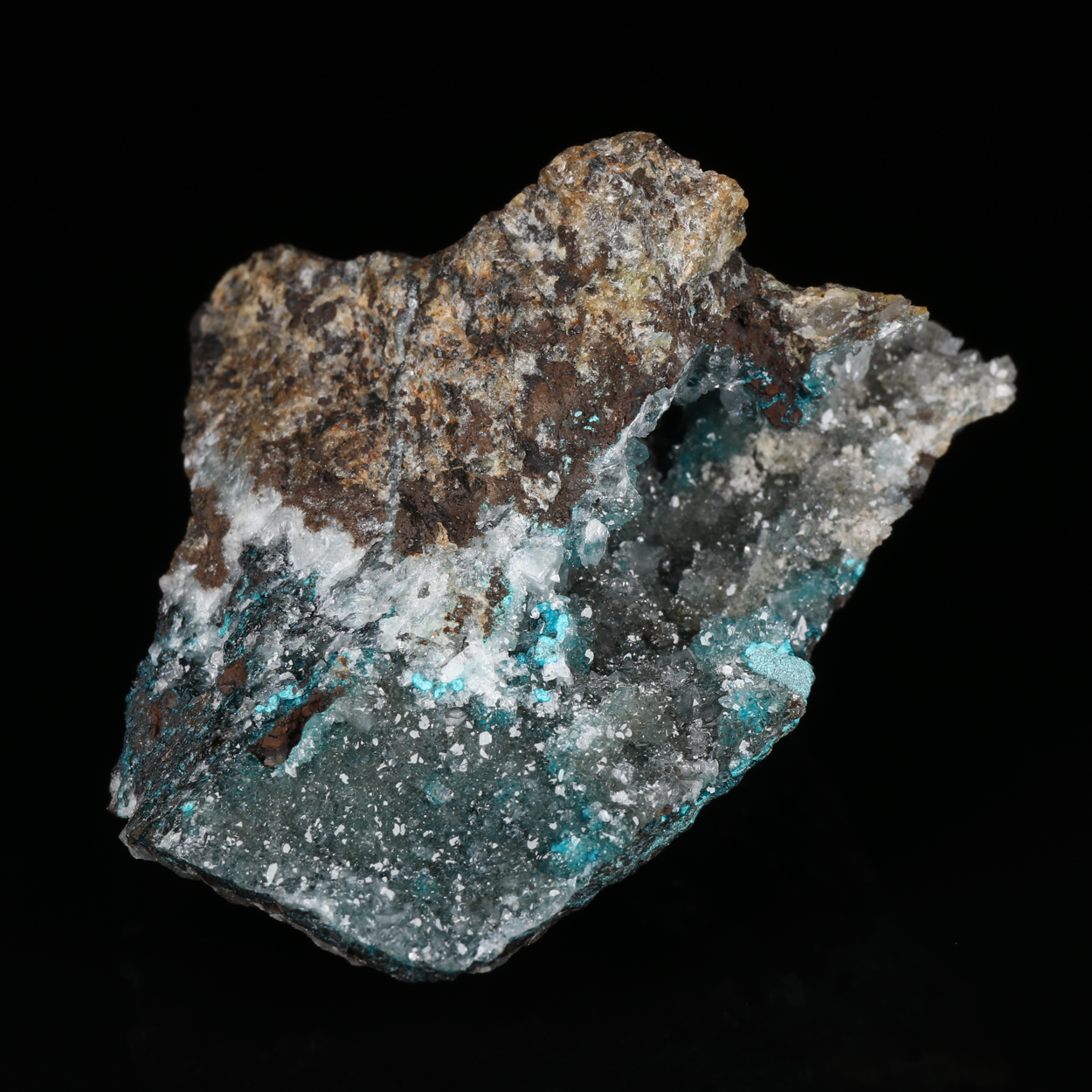 Hemimorphite On Zincolibethenite