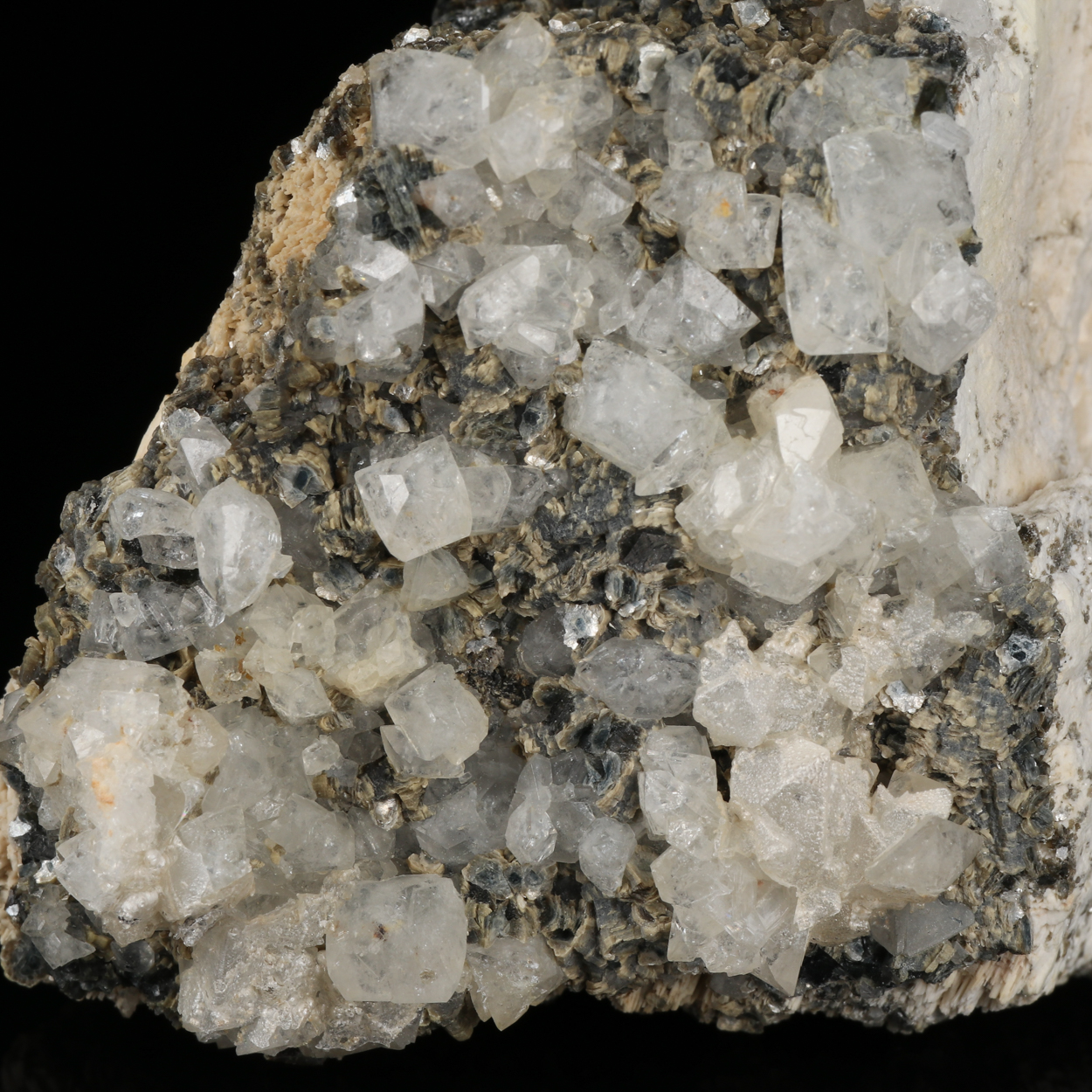 Muscovite & Topaz On Feldspar
