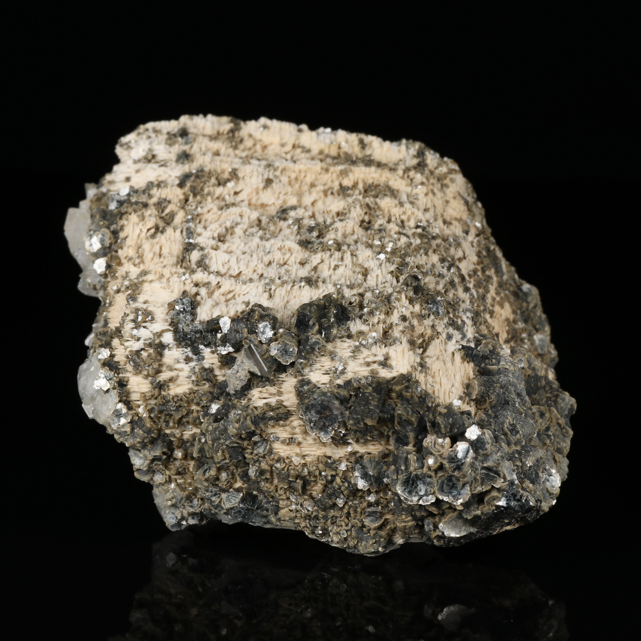 Muscovite & Topaz On Feldspar