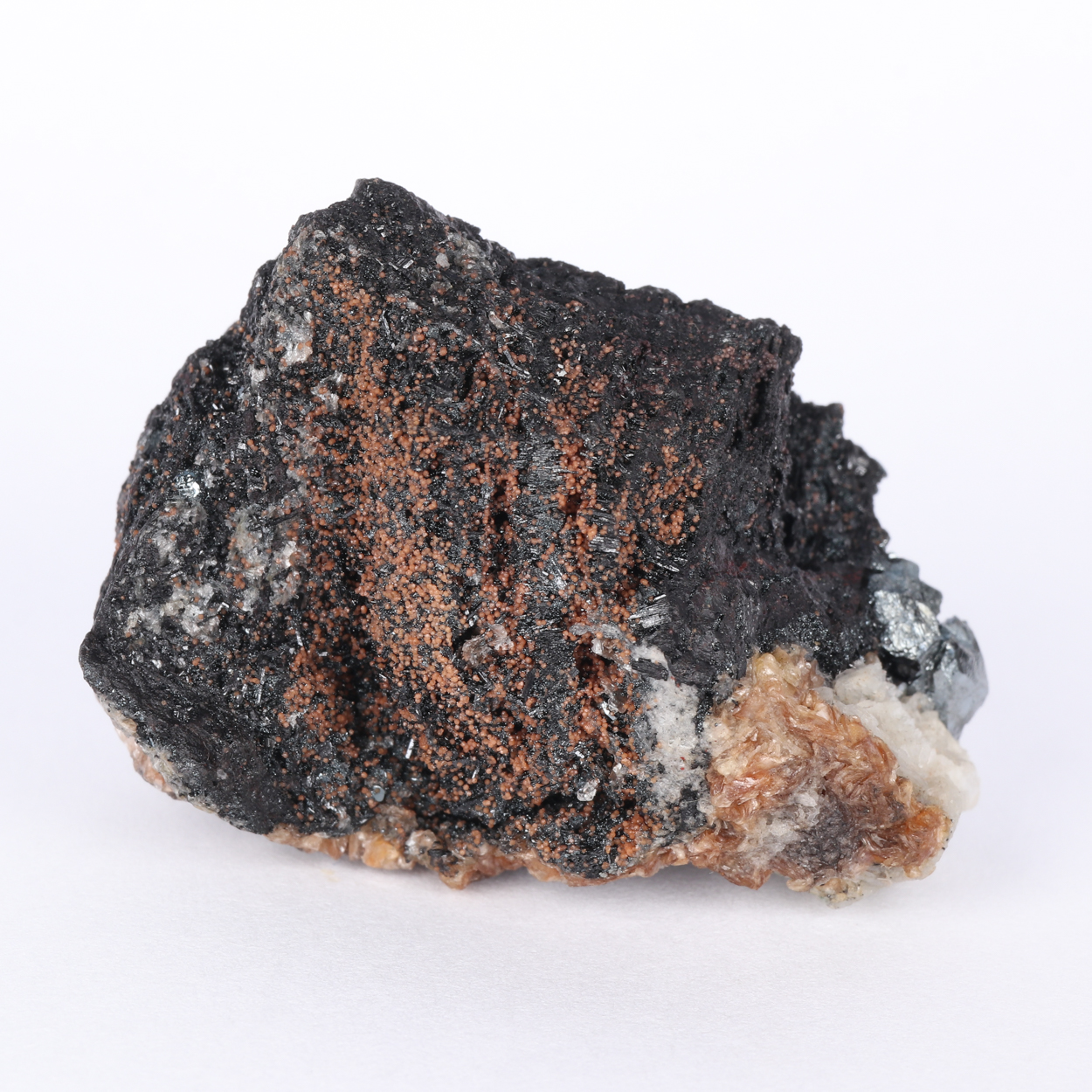 Bementite & Andradite With Hematite & Gaudefroyite