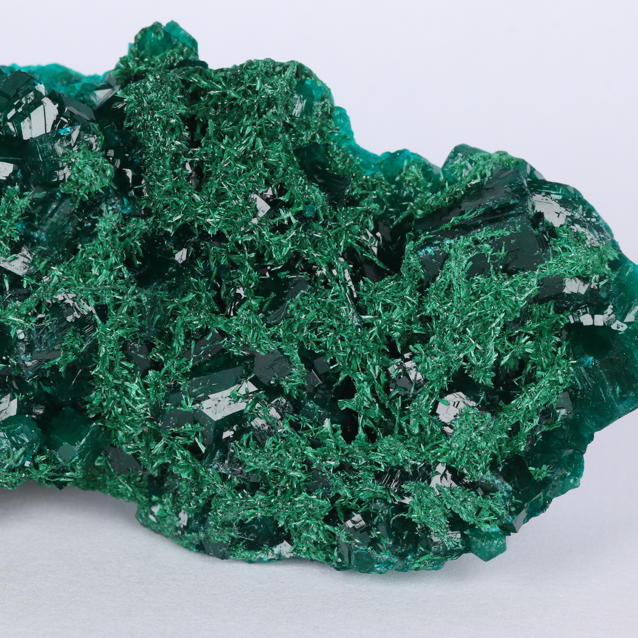 Malachite On Dioptase