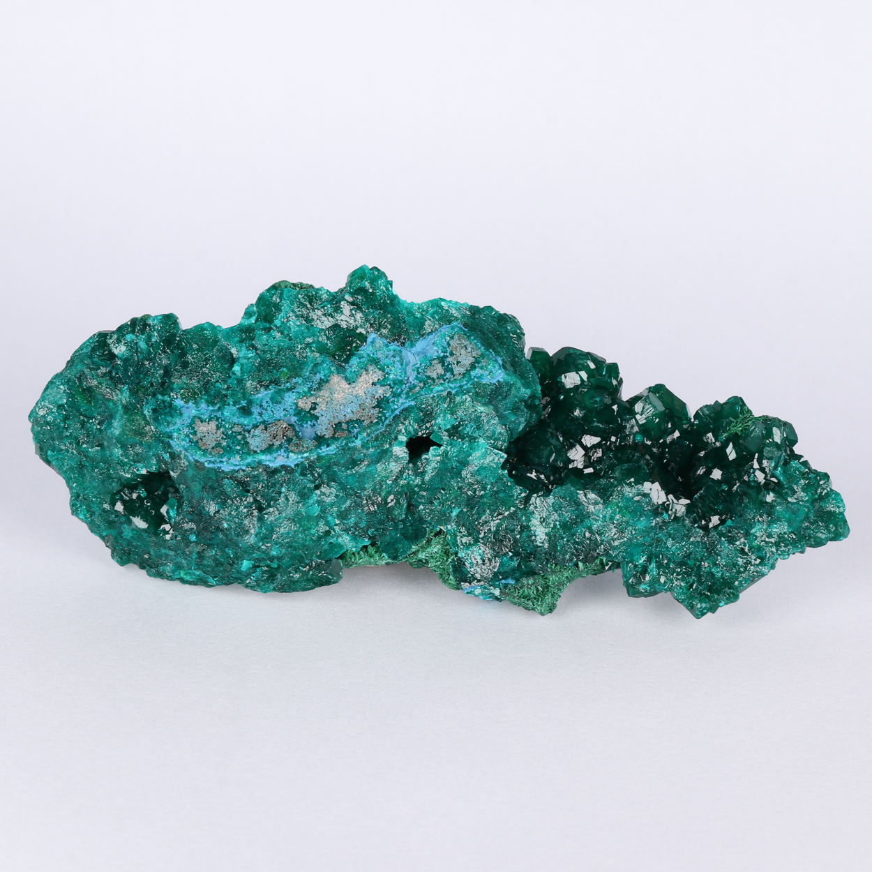 Malachite On Dioptase