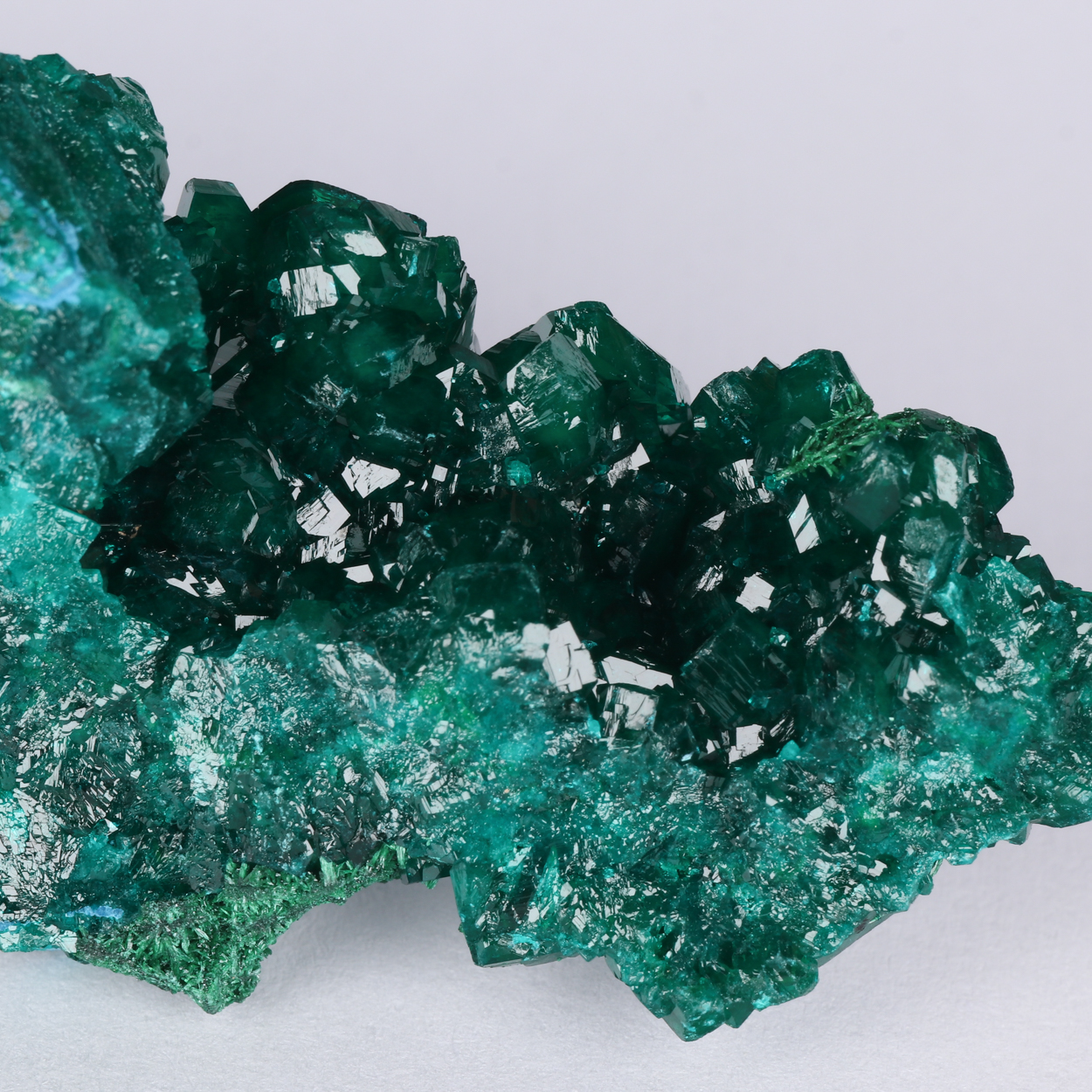 Malachite On Dioptase