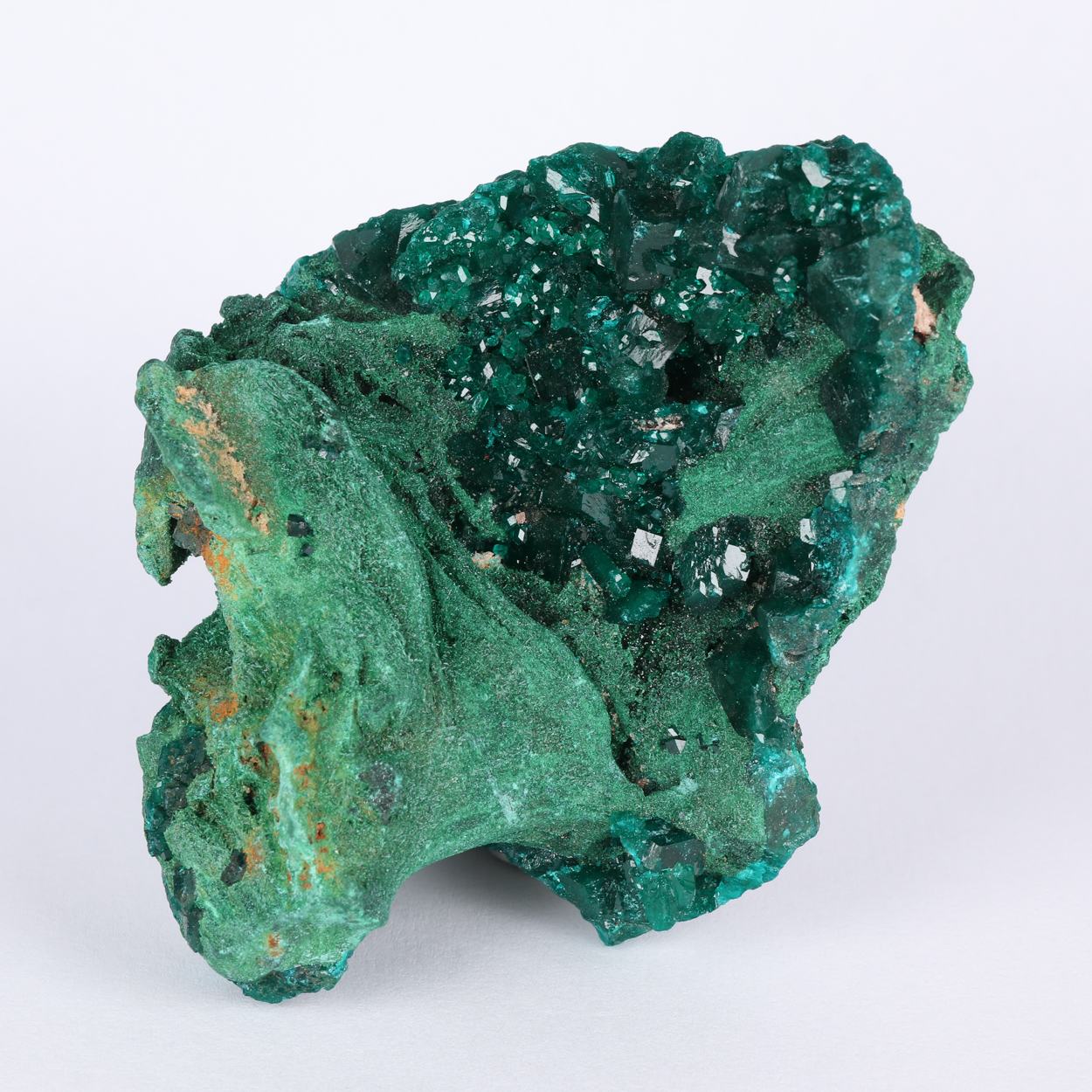 Malachite On Dioptase