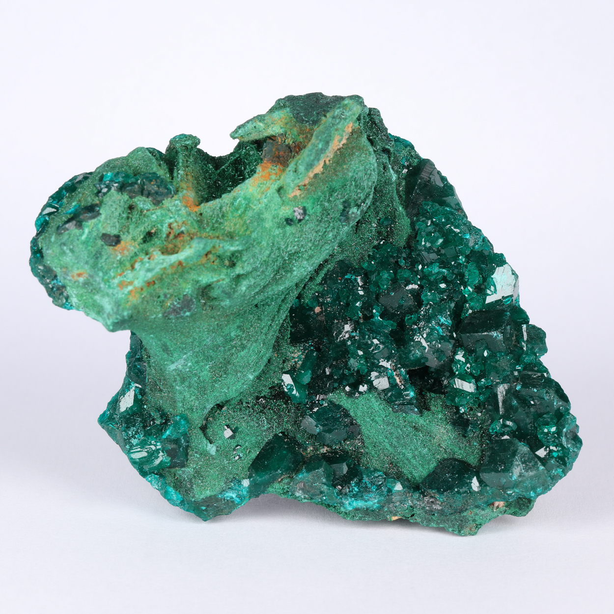 Malachite On Dioptase