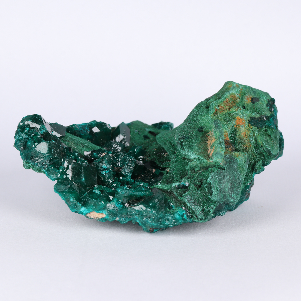 Malachite On Dioptase