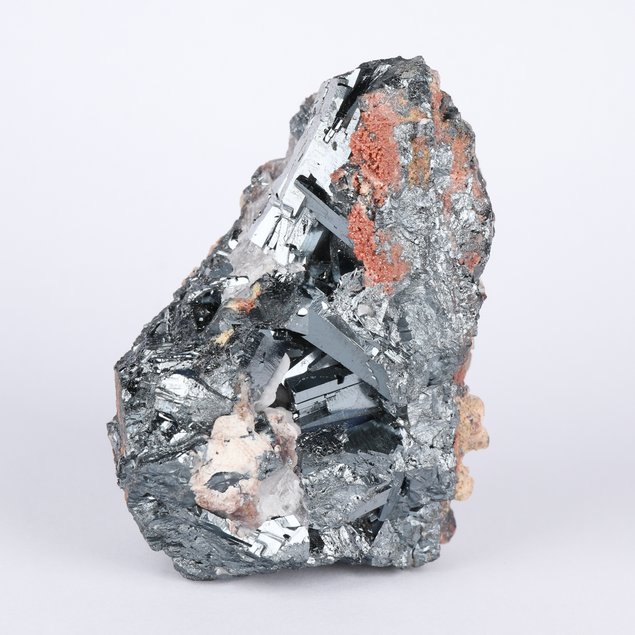 Hematite With Andradite & Strontianite