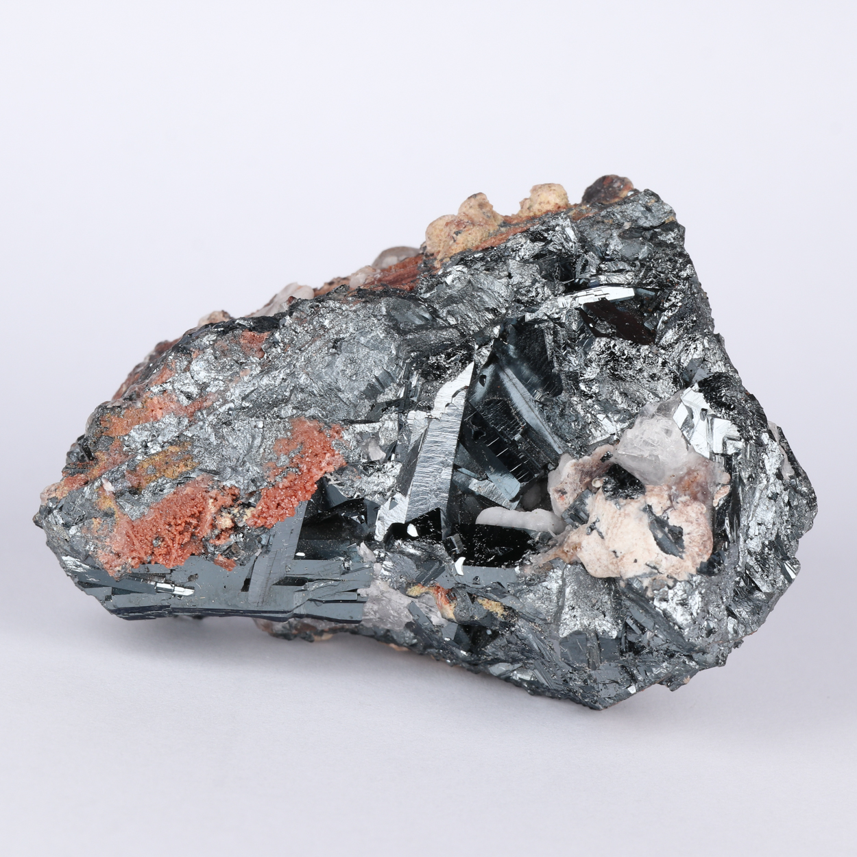 Hematite With Andradite & Strontianite