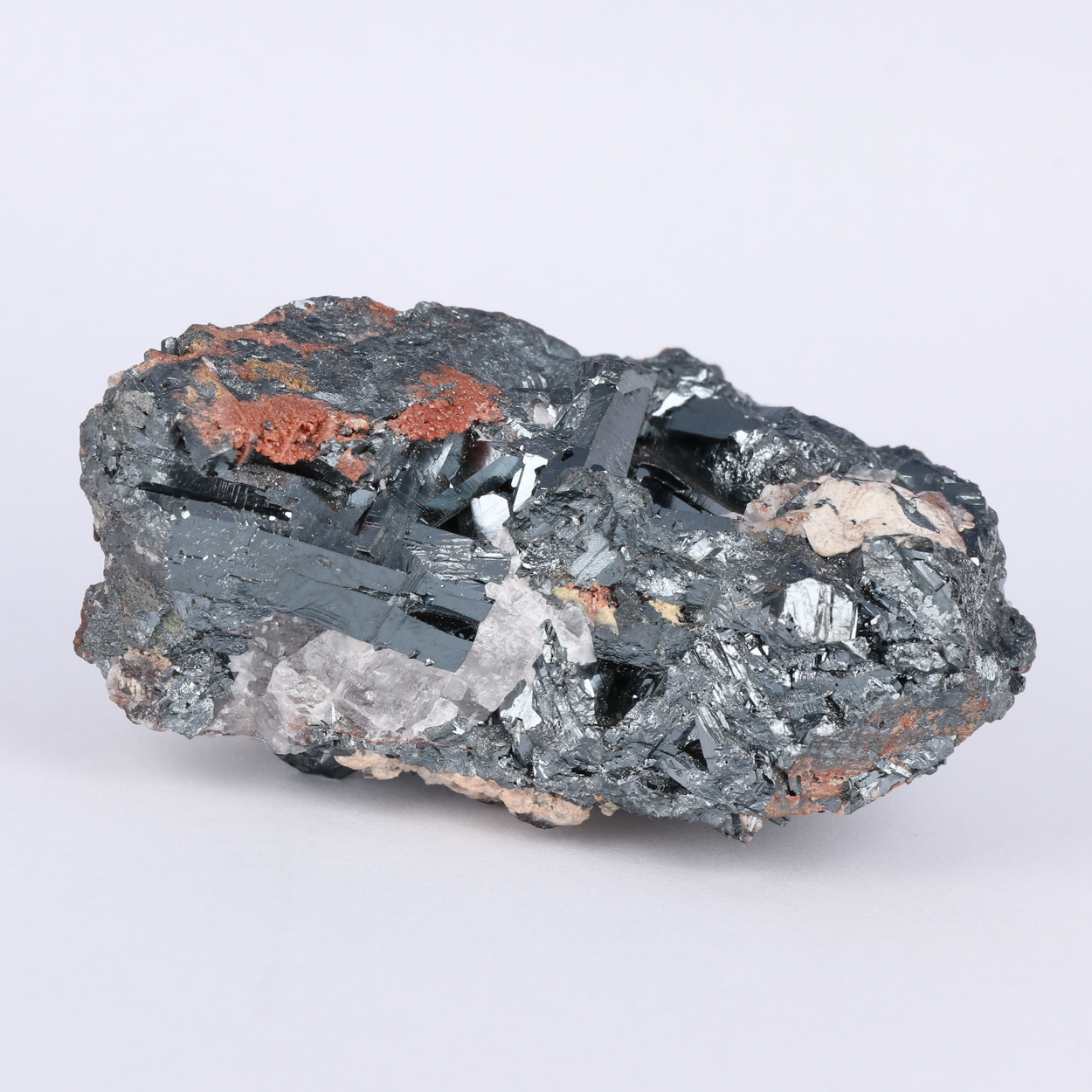 Hematite With Andradite & Strontianite