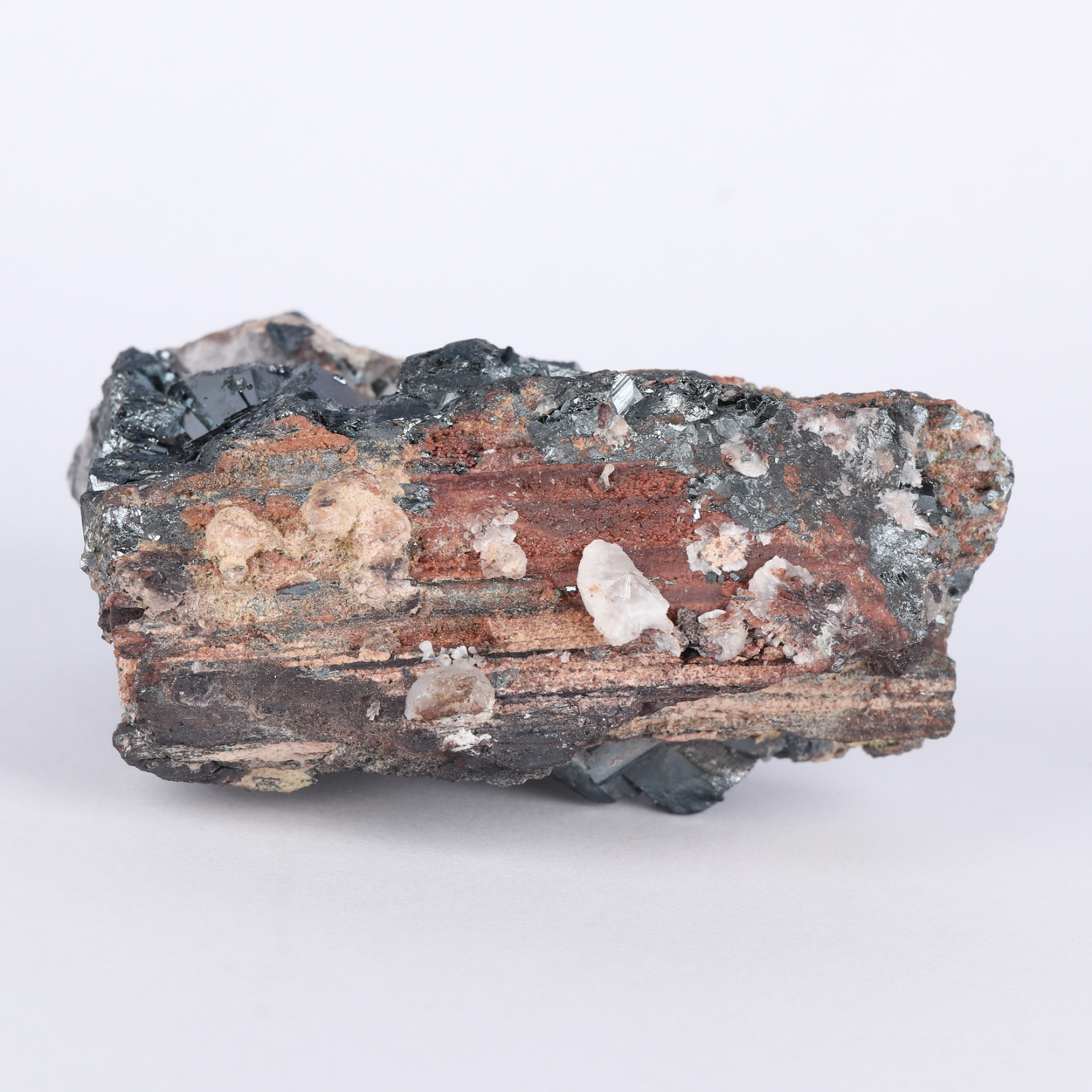 Hematite With Andradite & Strontianite