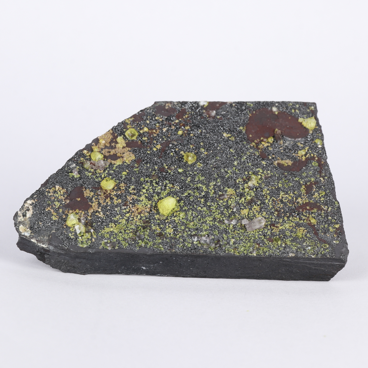 Ettringite With Calcite On Manganite