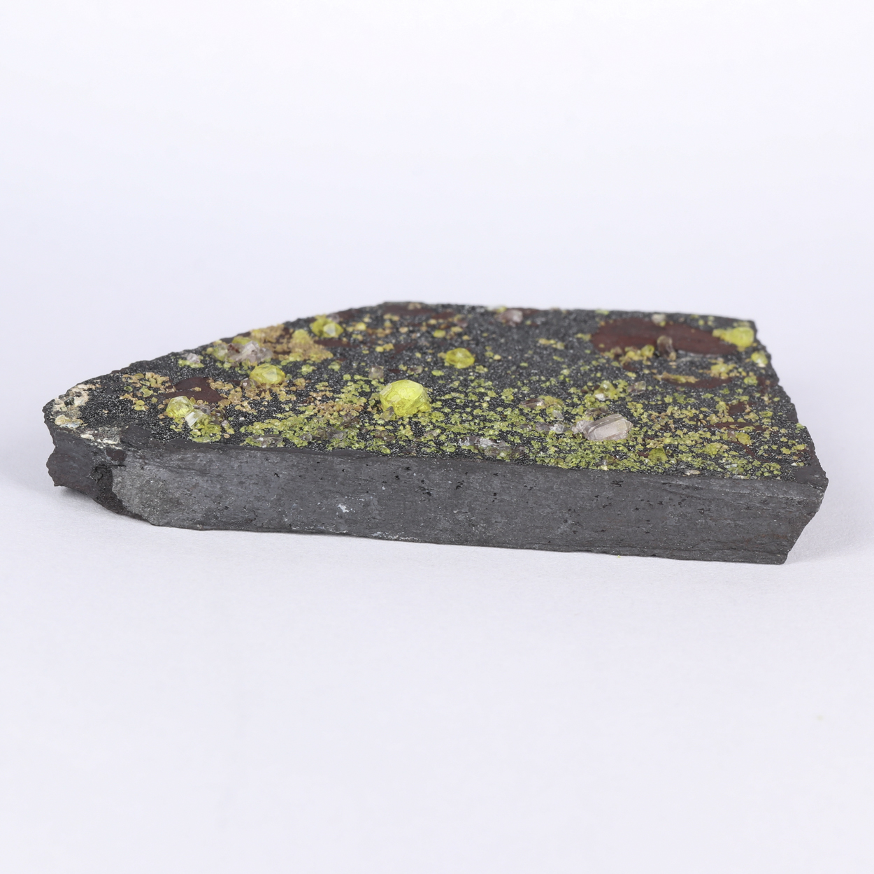 Ettringite With Calcite On Manganite