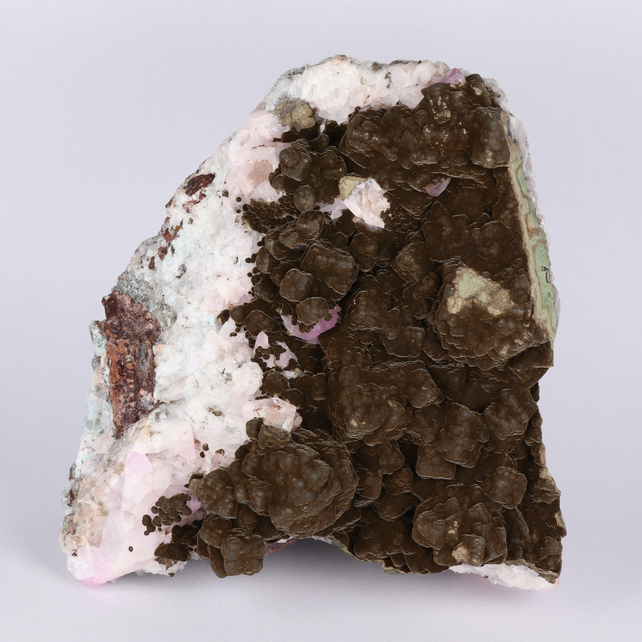 Kolwezite On Cobaltoan Calcite